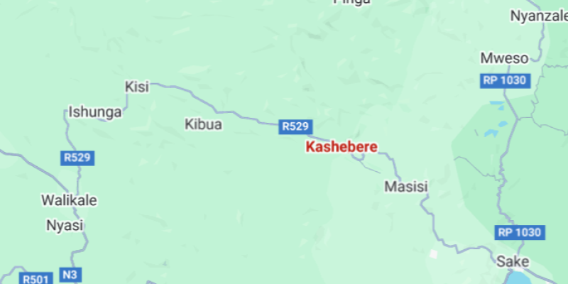 Kashebere sur la carte 