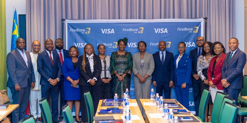 FirstBank DRC annonce un partenariat stratégique avec Visa Inc. pour accélérer la digitalisation des paiements en RDC