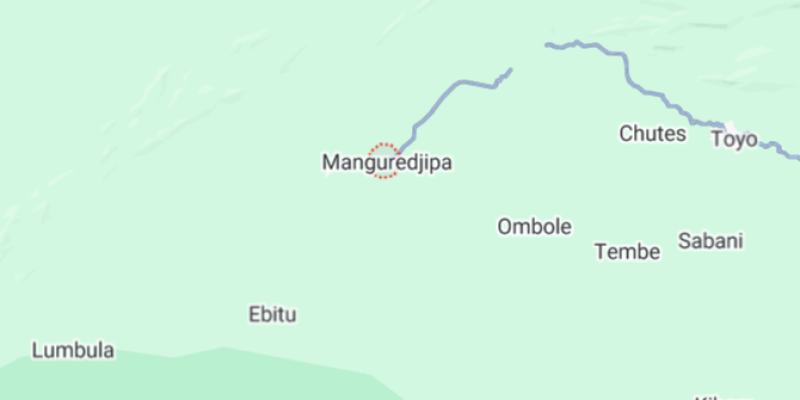 Mangurejipa sur la carte
