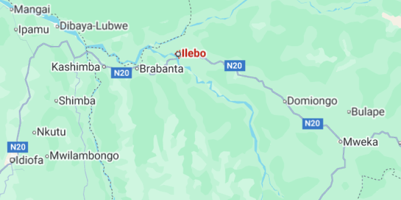 Ilebo sur la carte