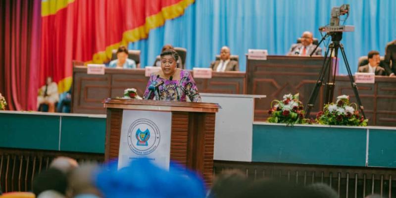 Judith Suminwa devant les députés nationaux 