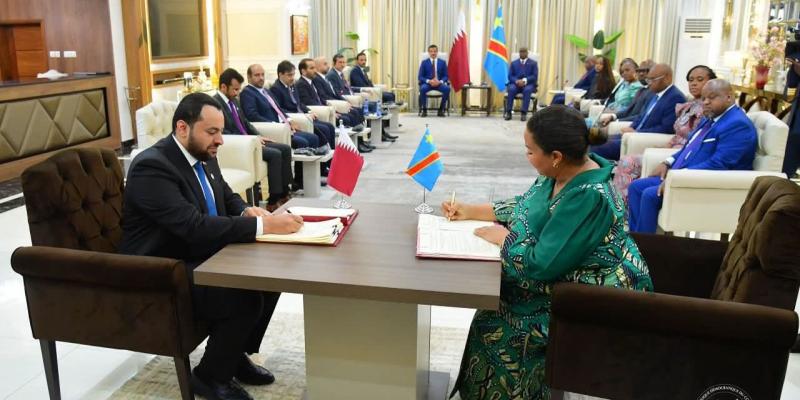 signature de six protocoles d'accord entre la RDC et le Qatar 