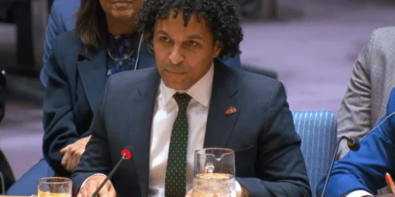 Javid Abdelmoneim, président international de MSF devant le Conseil de sécurité des Nations-unies  © UNTV