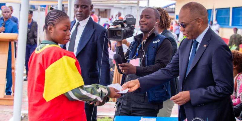 Cérémonie de libération des détenus au CPRK