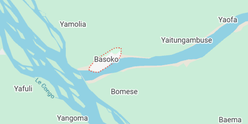 Basoko sur la carte