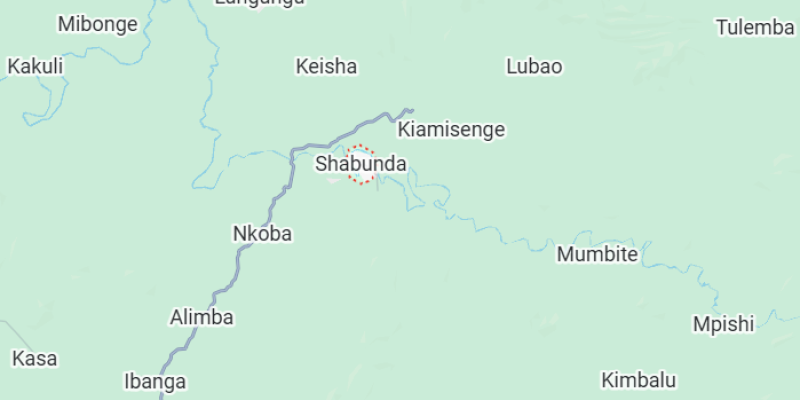 Shabunda sur la carte