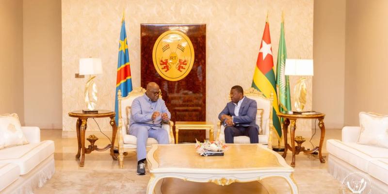 Félix Tshisekedi et Faure Gnassingbé