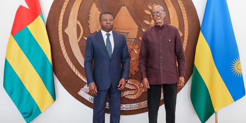 Paul Kagame et Faure Gnassingbé 