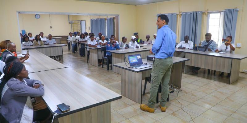formation spécialisée à l’intention de l’association féminine Bon Berger