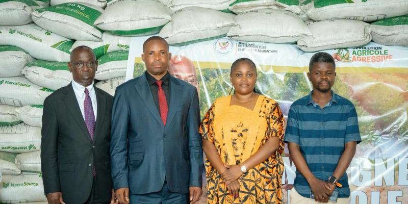 distribution des intrants agricoles aux fermiers de Lubumbashi dans le cadre de la campagne agricole