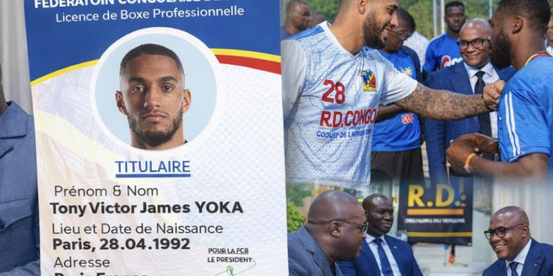 Tony Yoka à Kinshasa