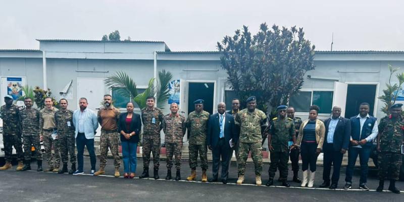 Première mission du commandant du Mécanisme conjoint de vérification élargi Plus (MCVE+) à Goma