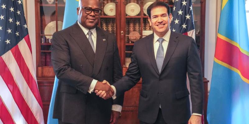 Tshisekedi et Rubio