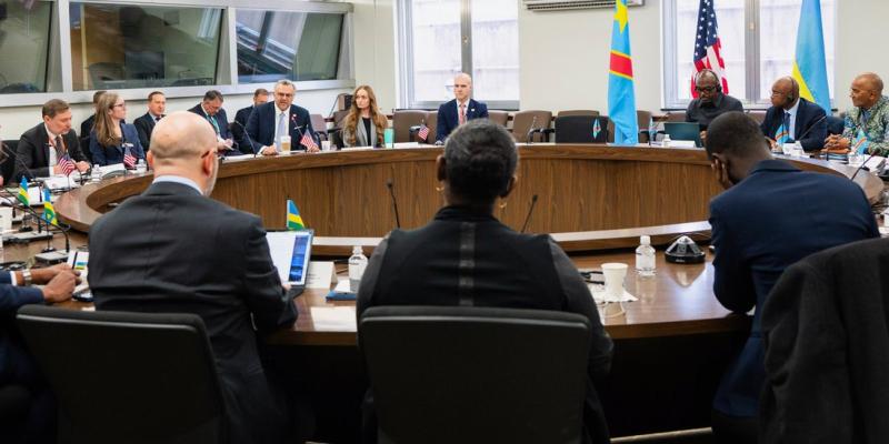 Les représentants de la RDC et du Rwanda autour de la médiation américaine à Washington 