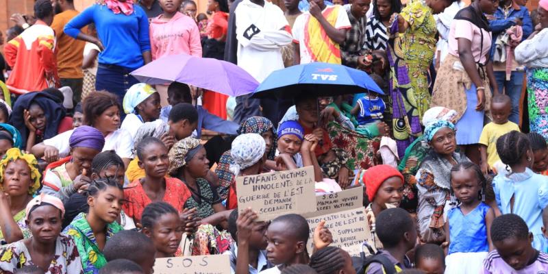 Des déplacés du Nord et Sud-Kivu rassemblés à Lubumbashi pour solliciter de l'aide des autorités