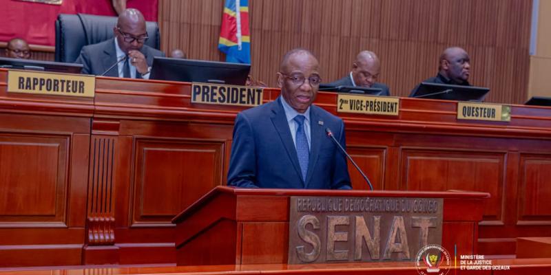 Guillaume Ngefa au Sénat 