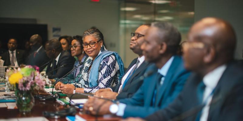 La Première ministre Judith Suminwa et quelques autres membres du gouvernement. Photo droits tiers 