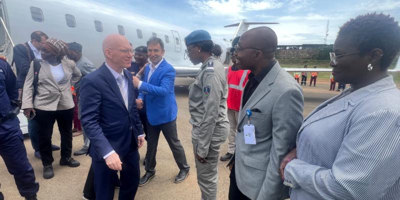 Arrivée de James Swan à Beni