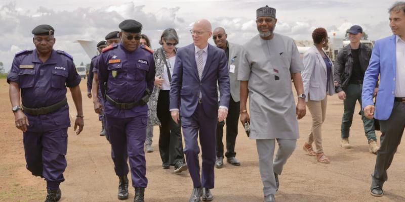 Arrivée de James Swan à Beni