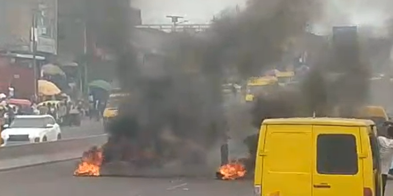 Manifestation des militants de l'opposition à Masina
