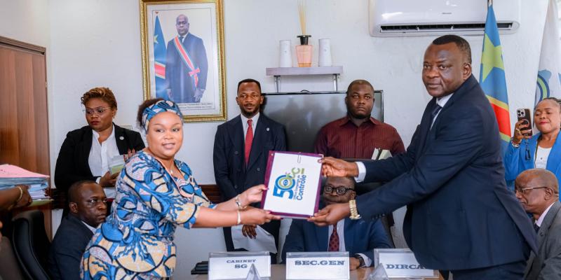 Le DG de l'OCC, Dr Etienne Tshimanga reprend officiellement ses fonctions et sa réhabilitaion 