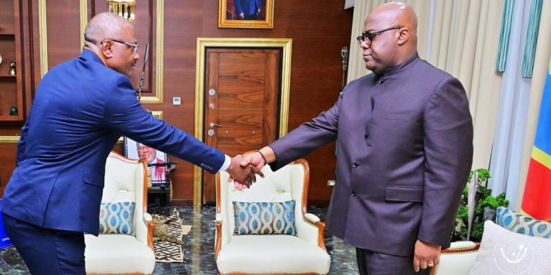 Le général-major Kasongo Batoka Mulumba reçu par le Chef de l'Etat