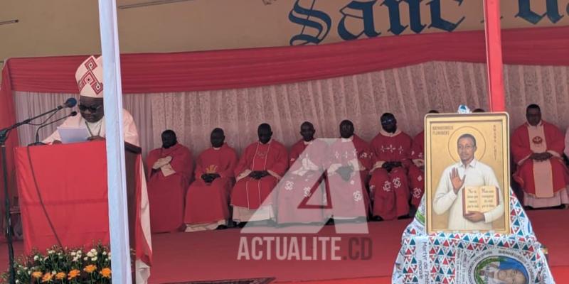 Messe du 1er anniversaire de la béatification de Floribert Bwana Chui 