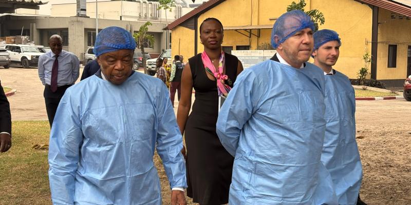 La visite de la délégation de l'AFD à Kinshasa 