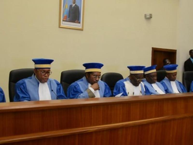 Les juges de la Cour constitutionnelle de la RDC