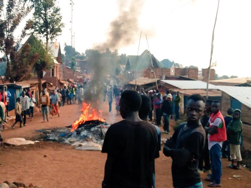 Manifestation de la population à Bukavu