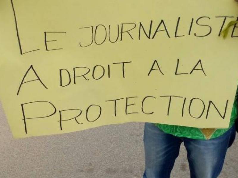 Manifestation des journalistes à Bunia (Ph. d'illustration)
