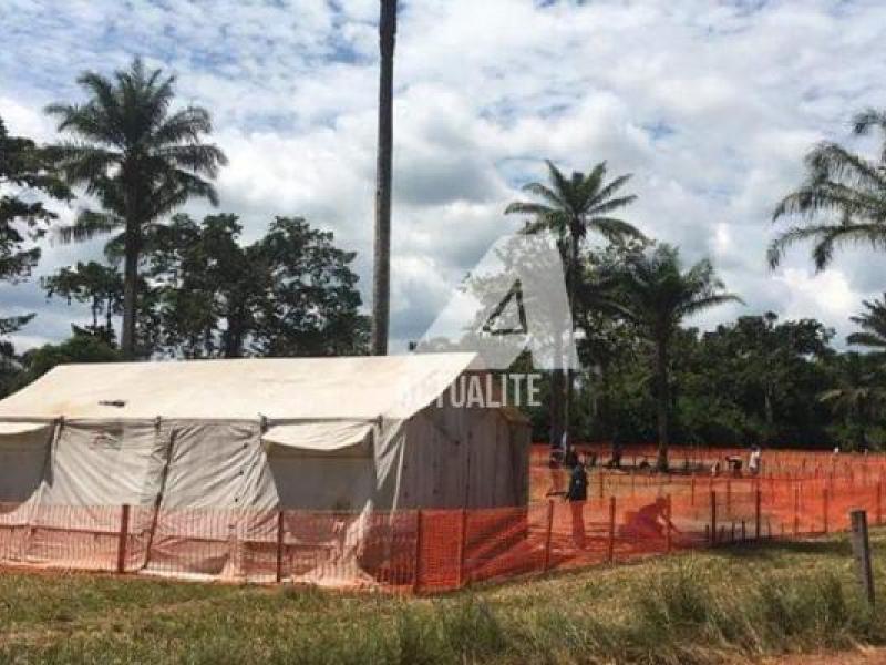 Centre de traitement d'Ebola à 15Km de Mbandaka (Ph.ACTUALITE.CD)