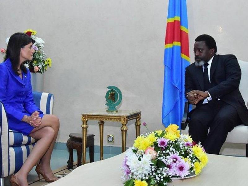 Nikki Haley et Joseph Kabila