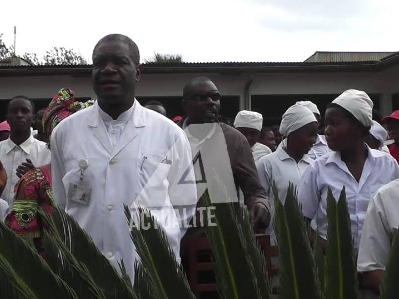Dr Denis Mukwege ovationné par à Panzi
