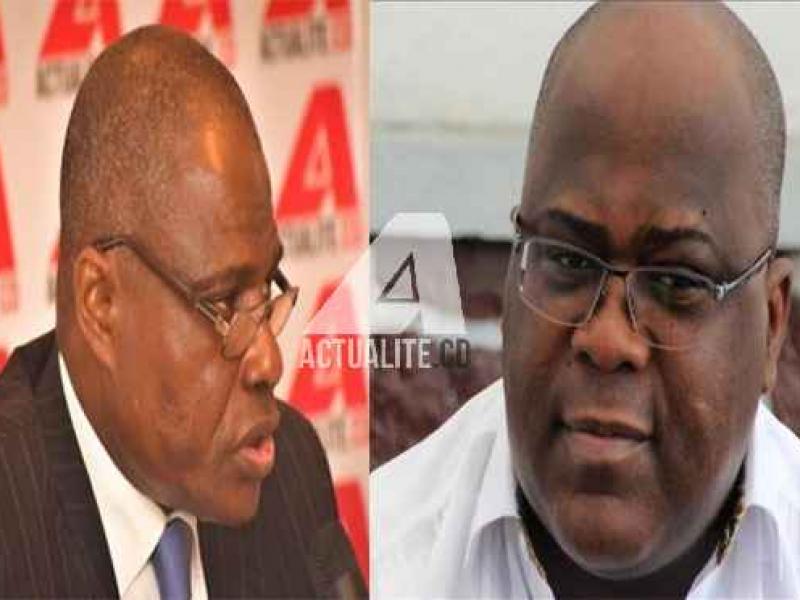 Martin Fayulu et Félix Tshisekedi 