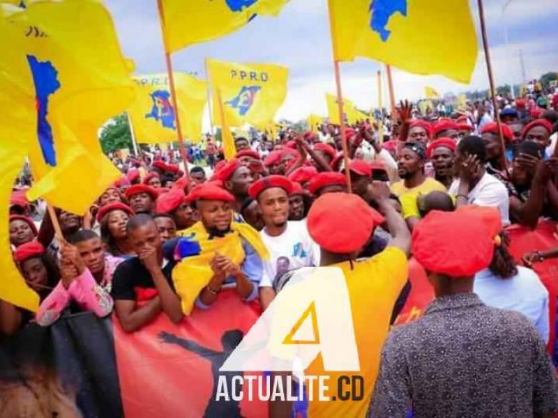 Les militants du PPRD le jour de l'anniversaire de la mort de Mzee Laurent Kabila