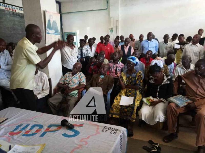 Formation des témoins de l'UDPS à Kananga 