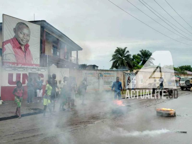 manifestation des militants de l'UNC contre la désignation de Martin Fayulu comme candidat de l'opposition à la présidentielle/Ph. Christine Tshibuyi 