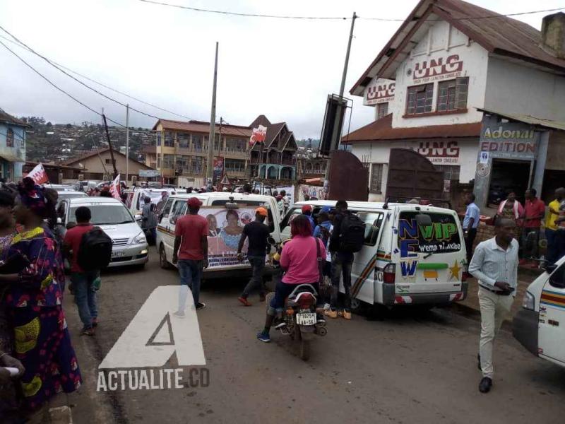 Caravane motorisée de l'UNC à Bukavu pour soutenir l'accord de Nairobi