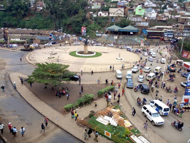 La place de l'indépendance à Bukavu  / Ph. ACTUALITE.CD 