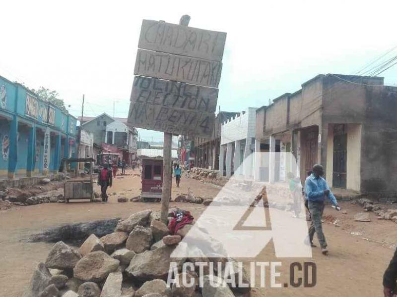 Paralysie des activités en ville de Beni suite à l'appel de Lamuka à une journée ville morte pour refuser le report des élections à Beni, Butembo et Yumbi.