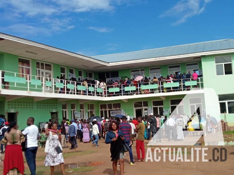 Le centre de vote à La Clinique Vétérinaire à Lubumbashi.