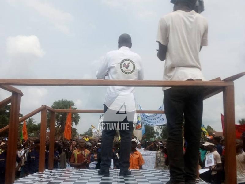 Martin Fayulu en meeting à Buta