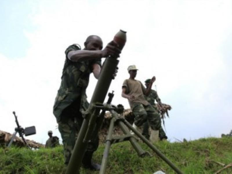  Des soldats dans l'est de la RDC / Droits tiers 