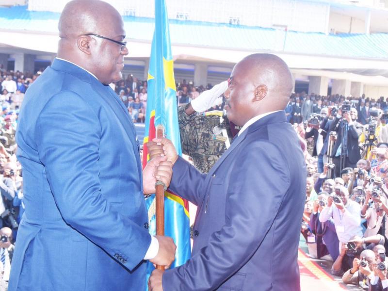 Passation du pouvoir entre Félix Tshisekedi et Joseph Kabila le 24 janvier 2019/Ph. Présidence de la République.