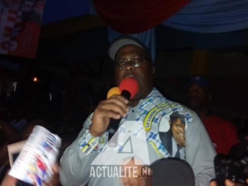 Félix Tshisekedi en campagne électorale.