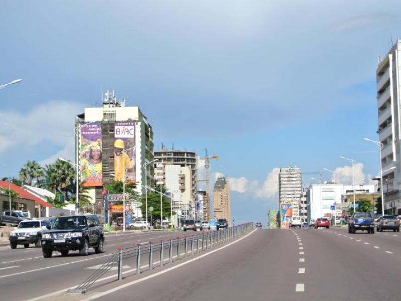 Le boulevard du 30 juin à Kinshasa