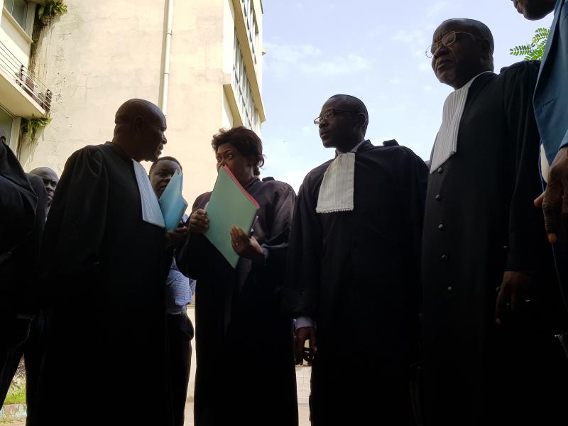 Les avocats au palais de Justice à Kinshasa -  Janvier 2019  / Ph. Pascal  Mulegwa 