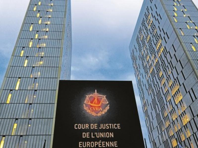 Le siège de la cour de Justice de l'UE 