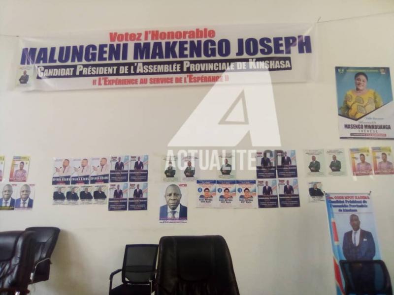 Campagne pour les postes au Bureau définitif de l'Assemblée provinciale de Kinshasa/Ph. Auguy Mudiayi